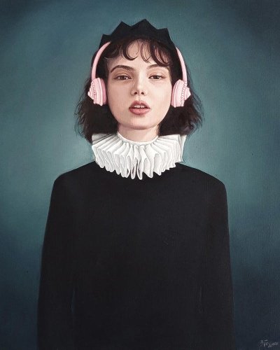 Reina Auriculares Rosa